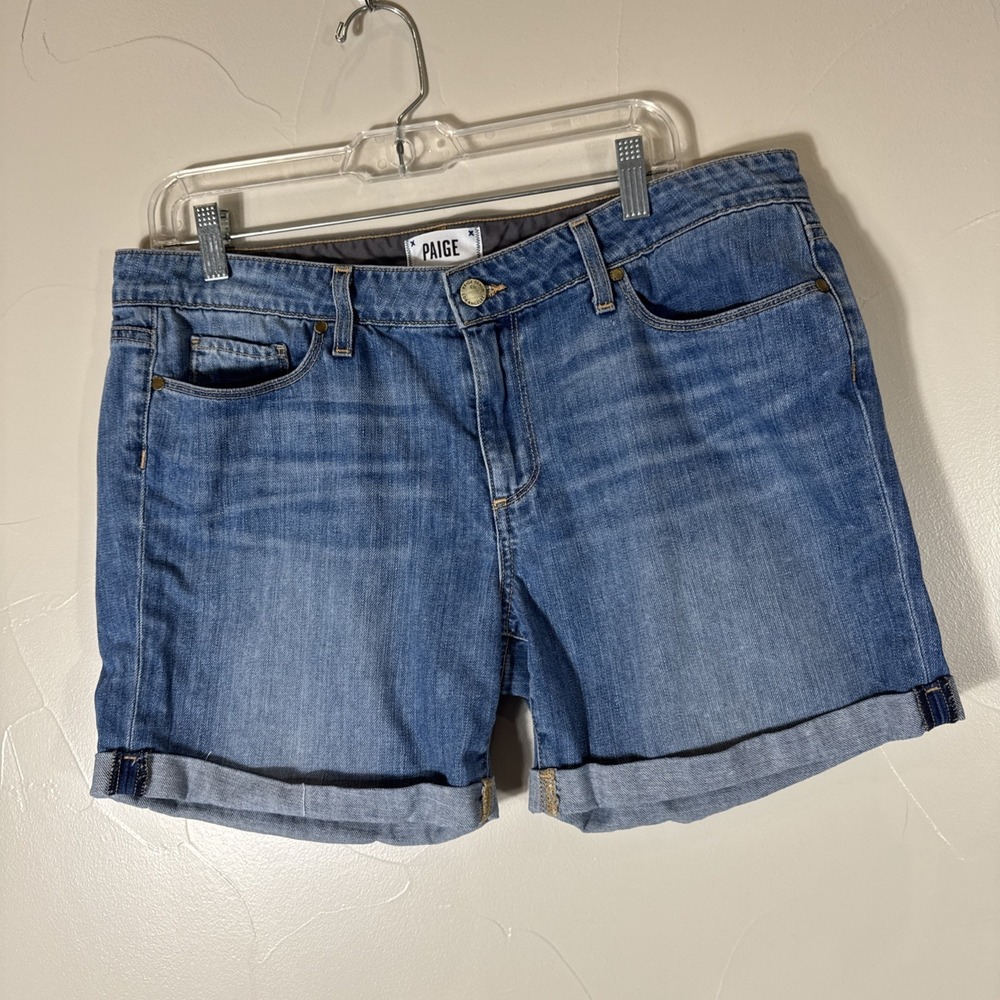 Womens Shorts Sz‎ 31 Paige Premium Denim Grant Short Beach Surf